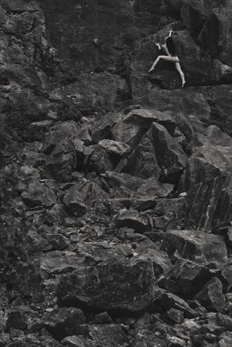 rock fall artistic nude artwork by photographer neilh