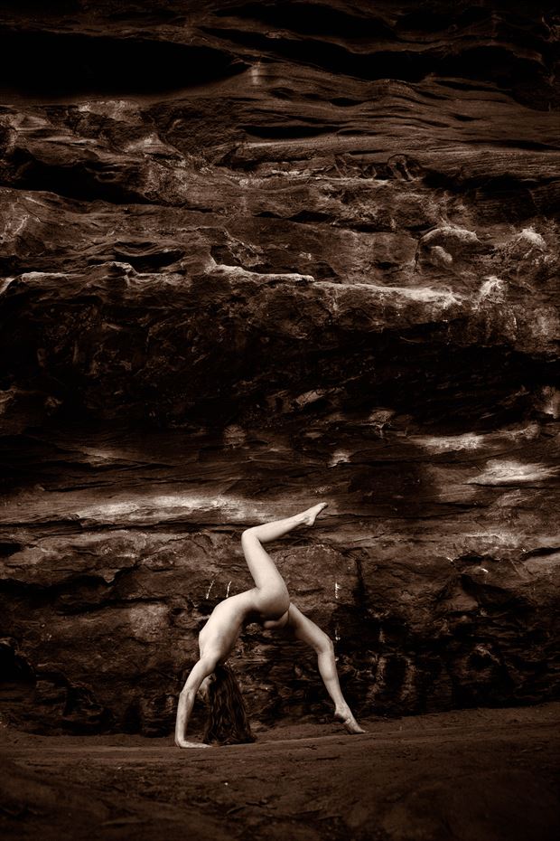 rock wall callisthenics artistic nude photo by photographer stephen wong