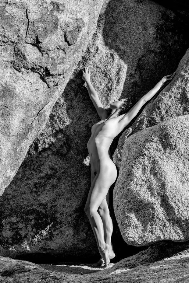 rock work artistic nude photo by photographer philip turner