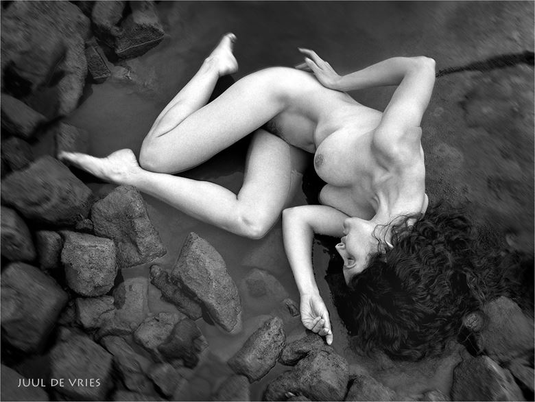 rocks artistic nude photo by photographer juul de vries