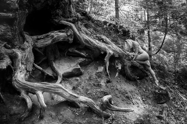 roots artistic nude photo by photographer brian cann