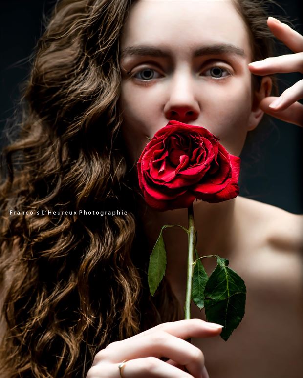 rose sensual artwork by model jay ban