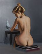 rostellariella delicatula artistic nude artwork by artist jean pierre leclercq