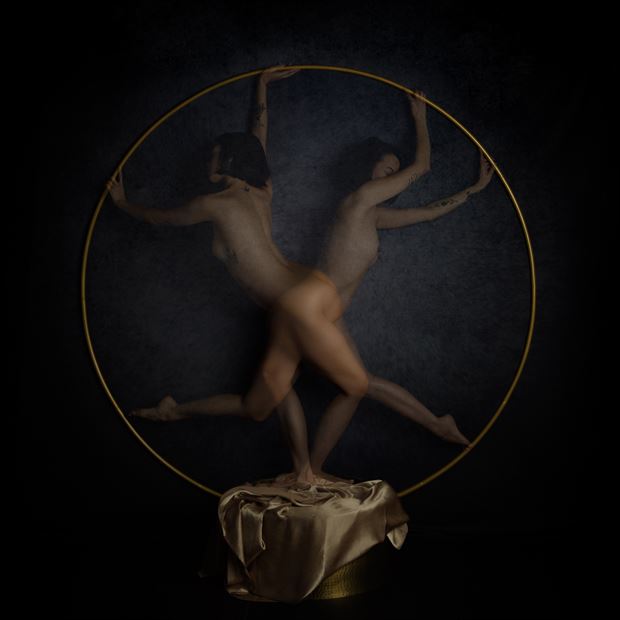 round and round artistic nude artwork by model thedarkmother_rose