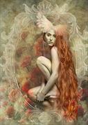 royal rapunzel artistic nude artwork by artist digital desires