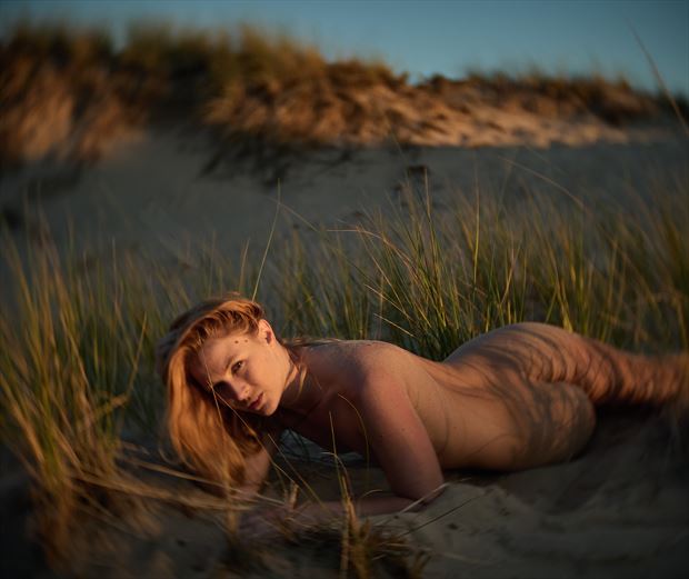ryan in the rapidly fading light artistic nude photo by photographer james landon johnson