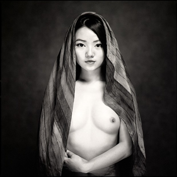 scarf Artistic Nude Artwork by Photographer Raemond