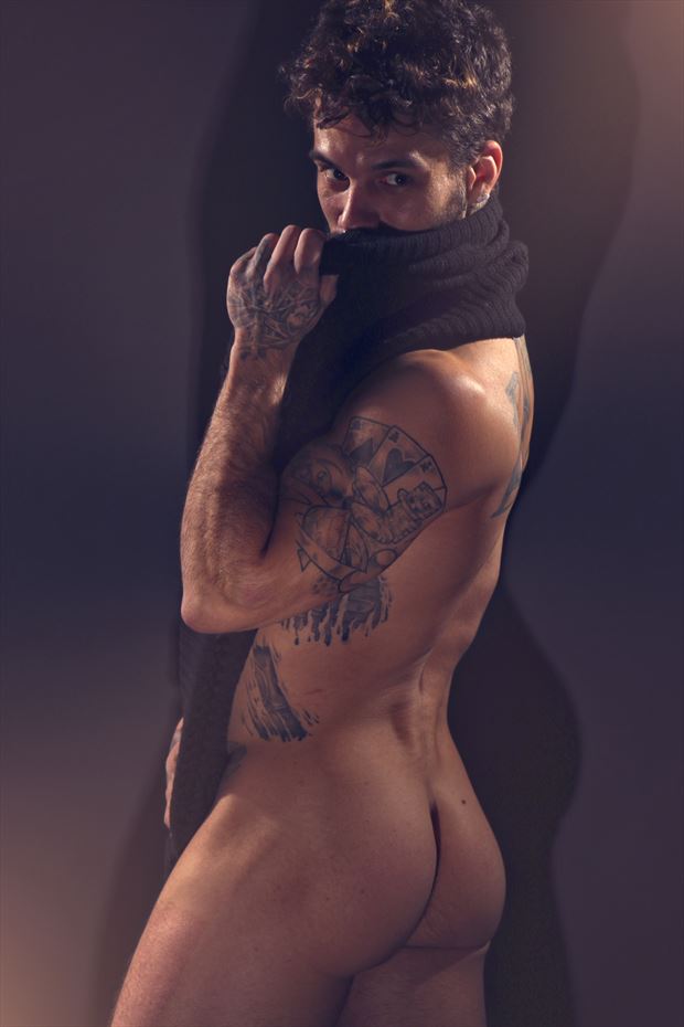 scarf artistic nude photo by photographer jayrickard