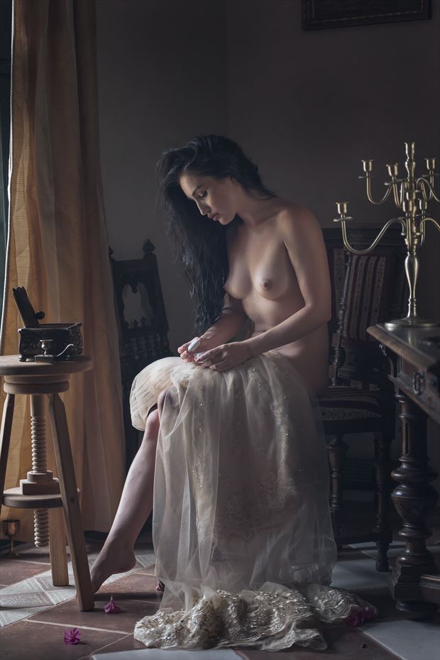 seamstress artistic nude photo by photographer niall