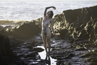 seaside artistic nude photo by photographer d christian