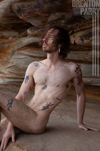 seaside cave artistic nude photo by model seaton