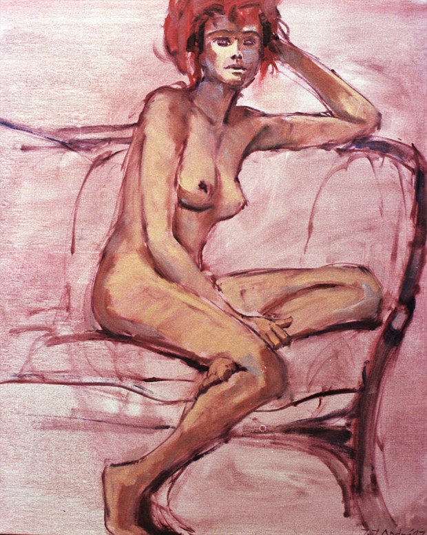 seated nude 98 15 Painting or Drawing Artwork by Artist jean jacques andre