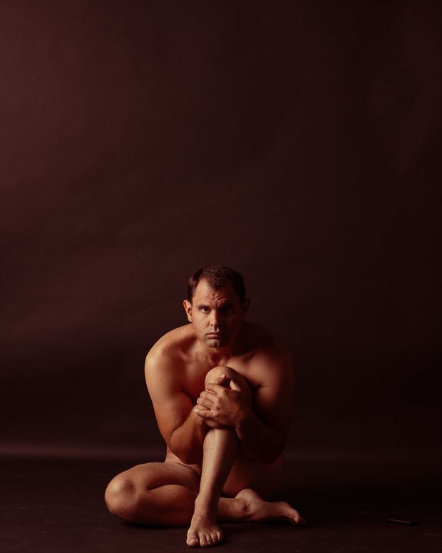 seated portrait artistic nude photo by photographer irreverent imagery