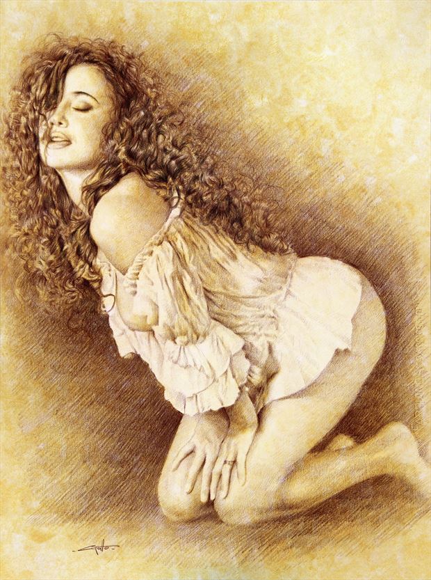 seduction artistic nude artwork by artist girotto walter