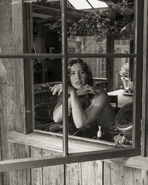 sekaa at the weston s window artistic nude photo by model jefflamarche