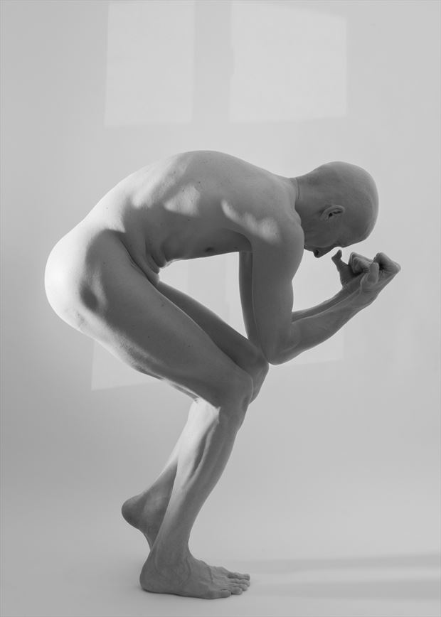 self portrait artistic nude photo by model lars