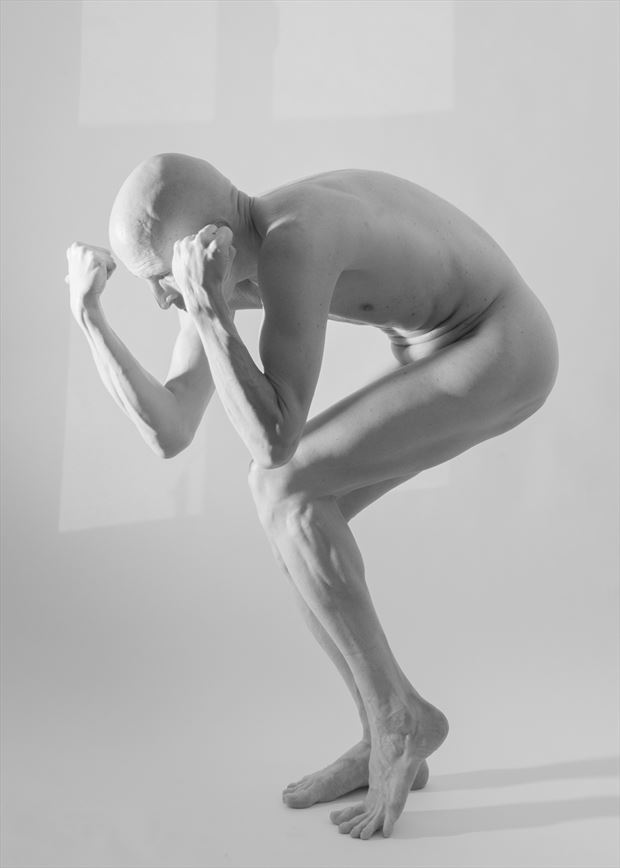 self portrait artistic nude photo by model lars