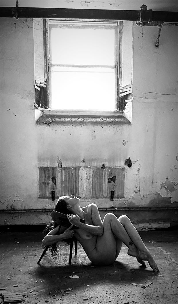 self portrait detroit mi artistic nude photo by model xaina fairy