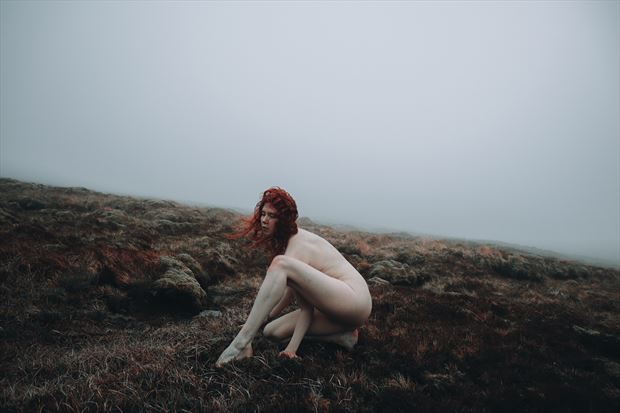 self portrait nature photo by model icelandic selkie