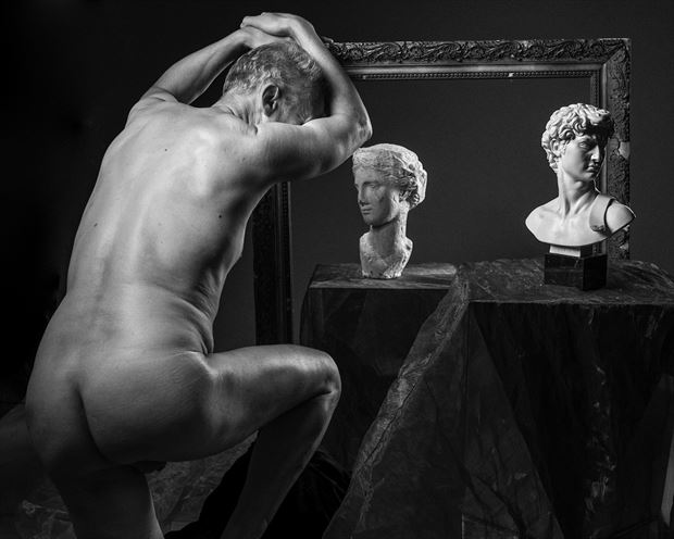 self with props artistic nude photo by photographer jbdi