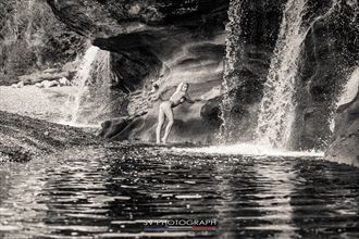 sensual bath at the waterfalls artistic nude photo by photographer sv photograph