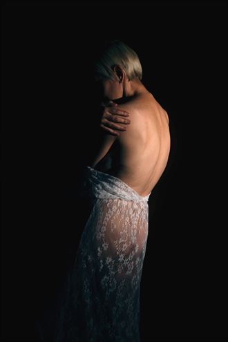 sensual chiaroscuro photo by model vieille modele