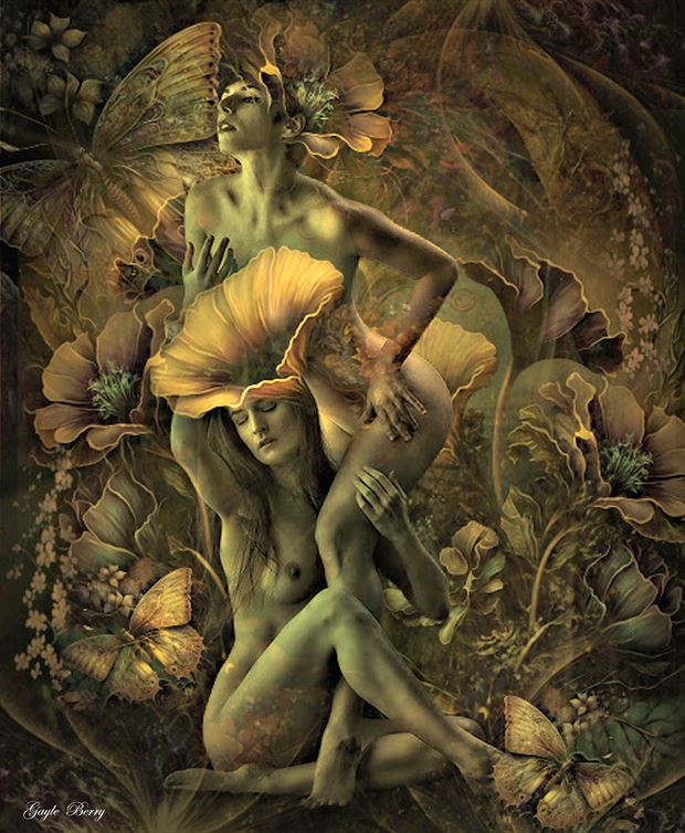 sensual fairies 09 artistic nude artwork by artist gayle berry
