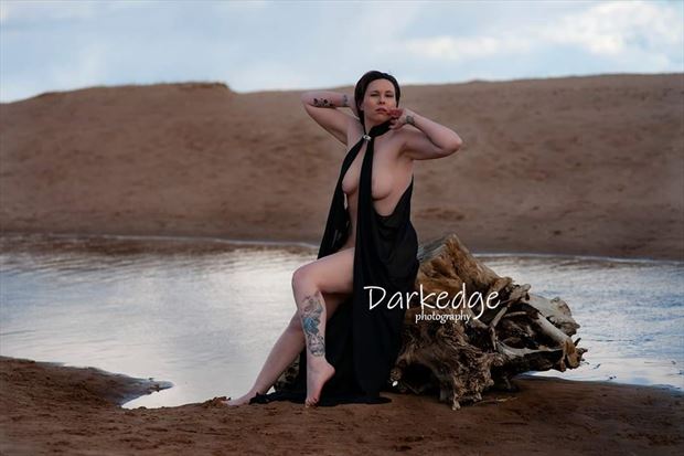 sensual implied nude photo by model kai