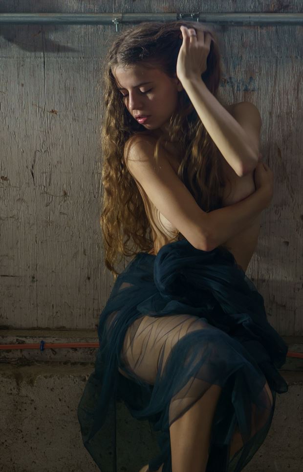 sensual implied nude photo by model victoria mcinroe