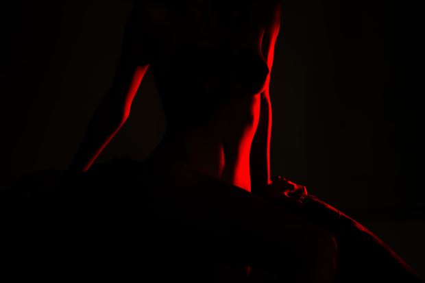 sensual silhouette photo by photographer juan rhodes