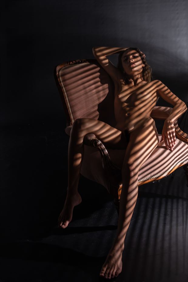 shadow play artistic nude artwork by model lalunagoddess