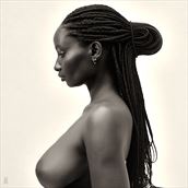 shasta profile artistic nude photo by photographer james landon johnson