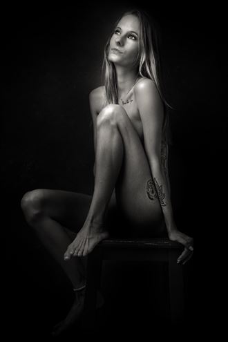she has a fire in her soul tattoos photo by model esther