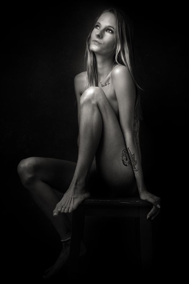 she has a fire in her soul tattoos photo by model esther