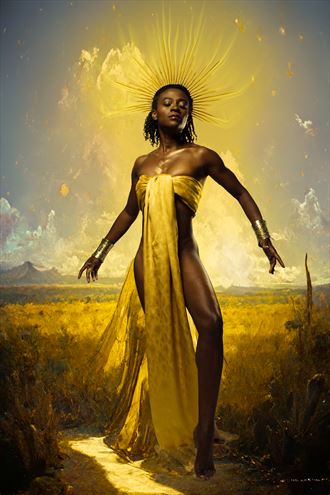 she who brings the sun fantasy photo by photographer musingeye