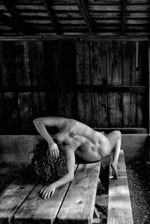 shelter artistic nude photo by photographer philip turner