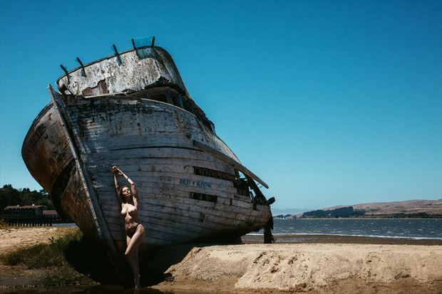 shipwrecked artistic nude photo by model enola