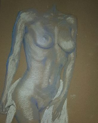 shower 3 artistic nude artwork by artist portraitman80