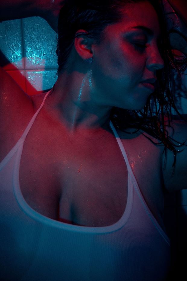 shower power sensual photo by model nicole marie