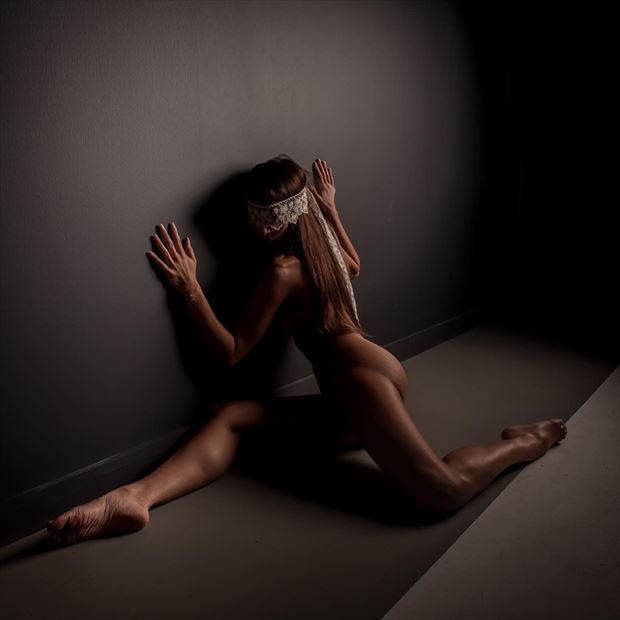 shrouded in darkness artistic nude photo by model eidan angelica