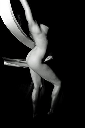 sideway nude artistic nude photo by photographer robert l person