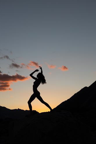 sierra sunset artistic nude photo by photographer artsy_af_photography