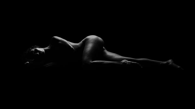 silhouette artistic nude photo by photographer drpat