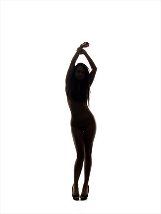 silhouette artistic nude photo by photographer vitaly levin