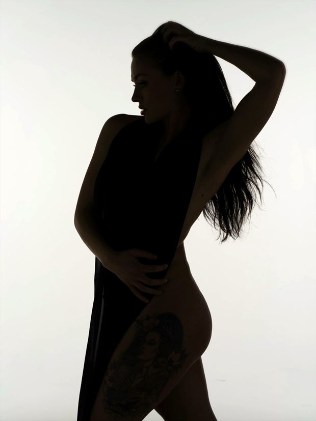 silhouette ii lingerie photo by model kait byce