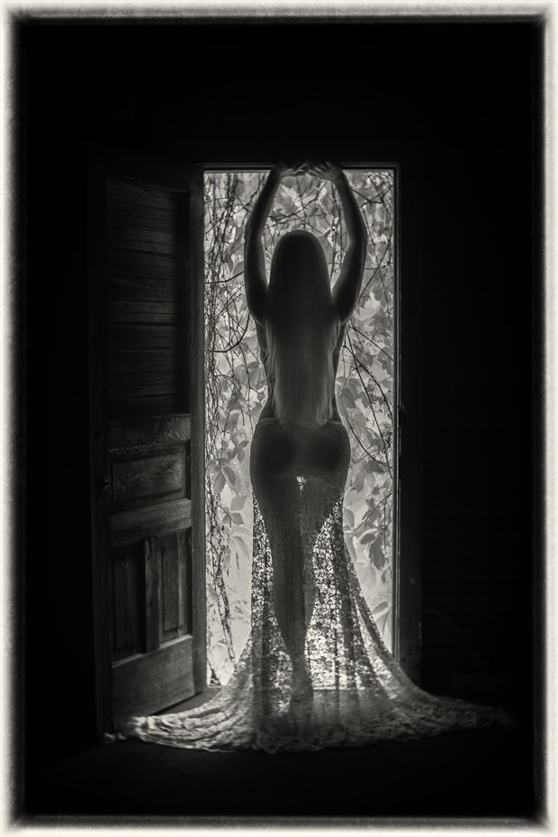 silhouette implied nude photo by model sandra todd