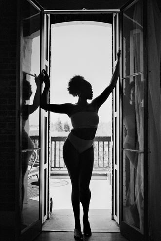 silhouette natural light photo by model dee williams