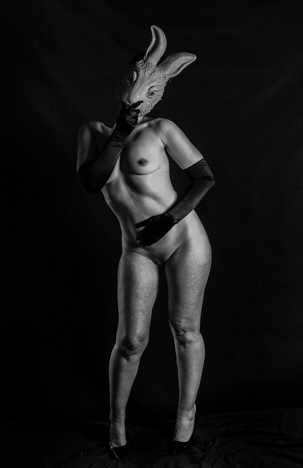 silly rabbit artistic nude artwork by photographer thom peters photog