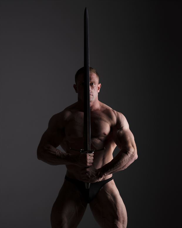 singular sword studio lighting photo by photographer john dunkelberg