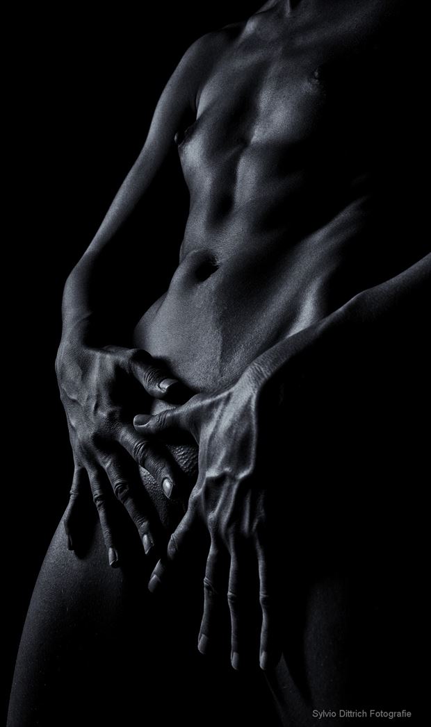 sinnliches schwarz artistic nude photo by photographer s dittrich